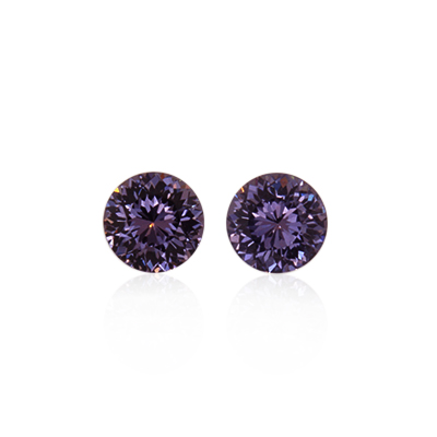 0.86 ct Purple Spinel - Round
