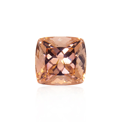 3.94 ct Orange Tourmaline - Cushion