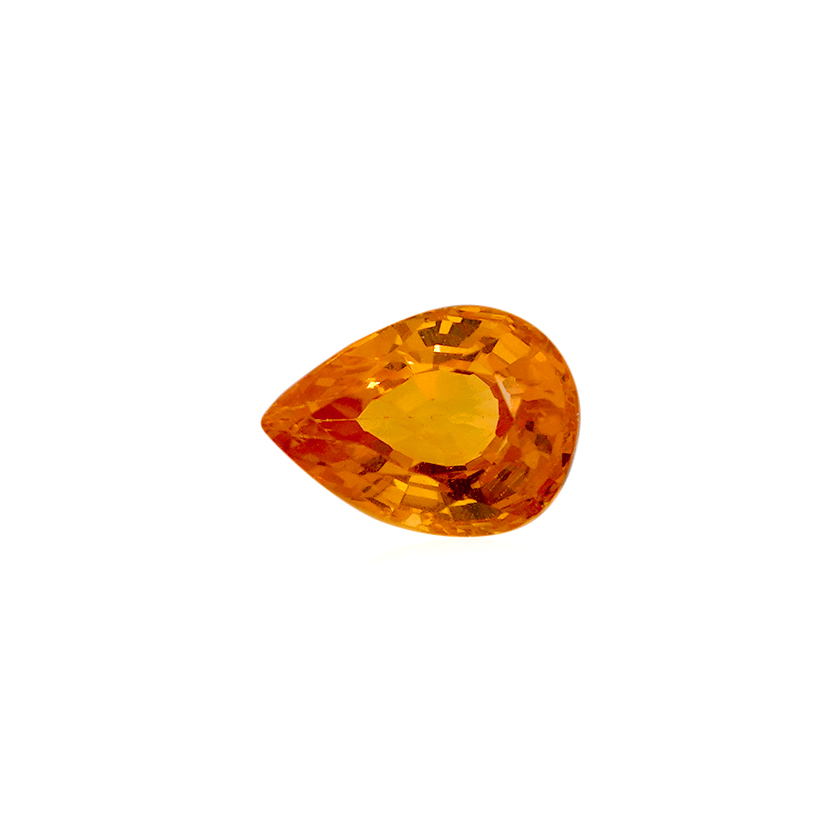 0.96 ct Orange Garnet-Spessartite - Pear