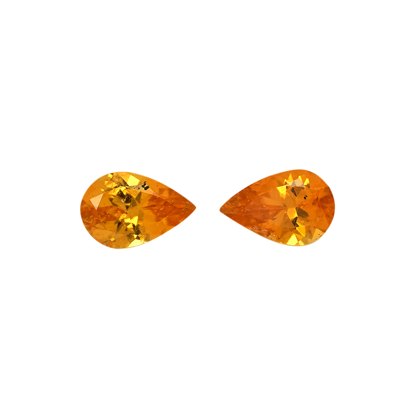 1.00 ct Orange Garnet-Spessartite - Pear