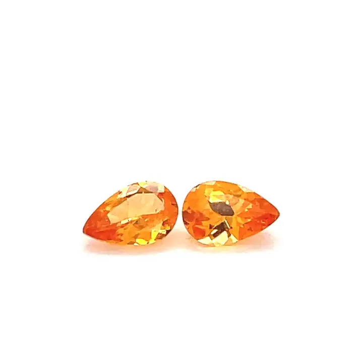 1.00 ct Orange Garnet-Spessartite - Pear