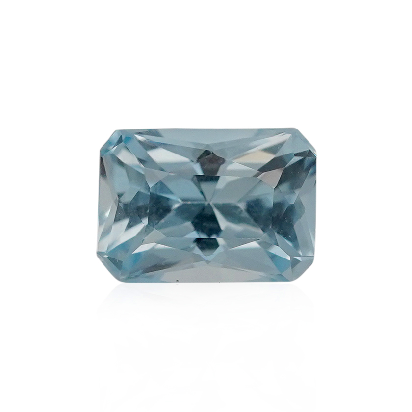 0.73 ct Blue Aquamarine - Radiant