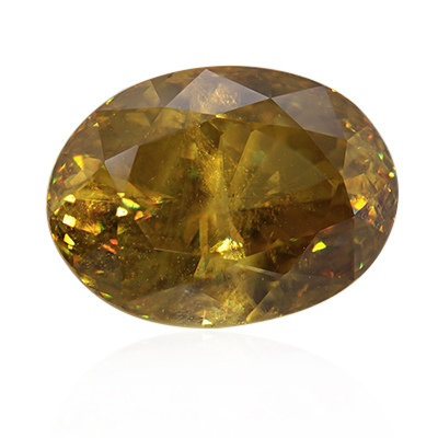 22.23 ct Yellow Sphene - Oval