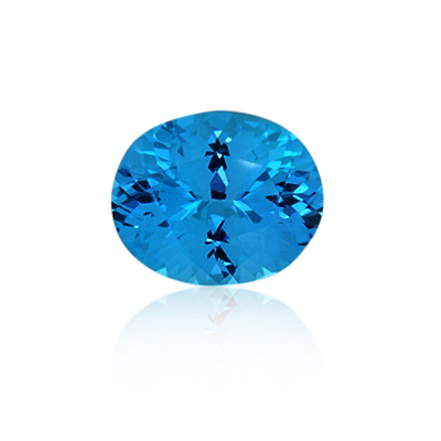 3.74 ct Blue Topaz-Blue - Oval