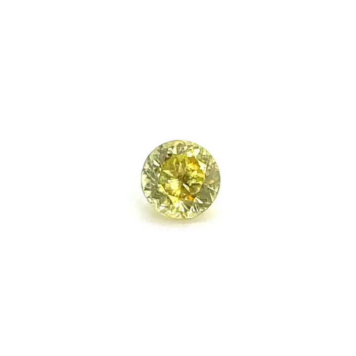 0.89 ct Yellow Sphene - Round