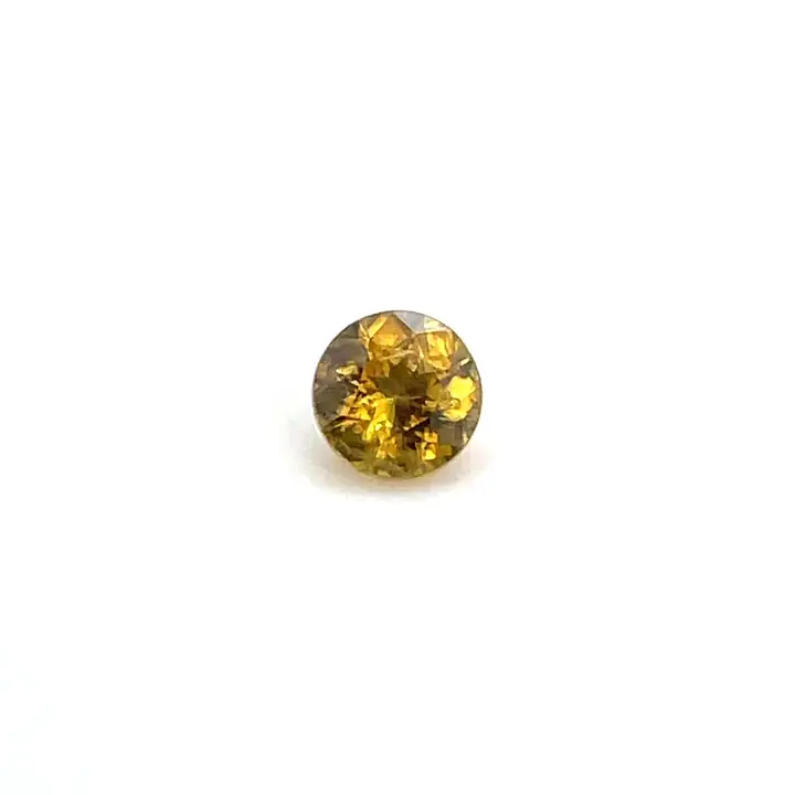 0.77 ct Yellow Sphene - Round