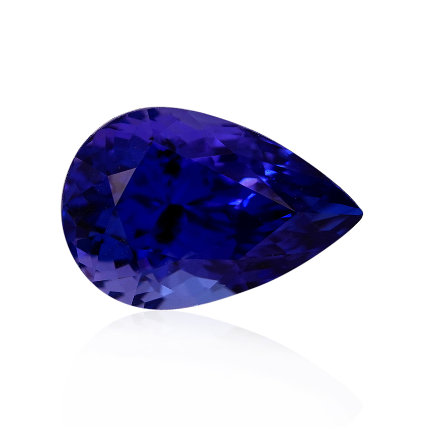 5.13 ct Blue Tanzanite - Pear