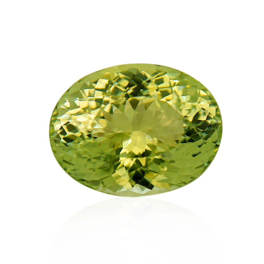 3.89 ct Green Tourmaline - Oval