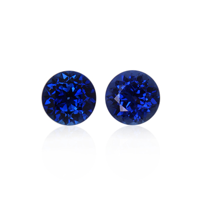 1.53 ct Blue Sapphire - Round