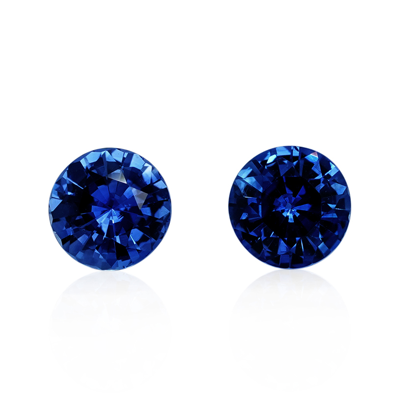 1.64 ct Blue Sapphire - Round