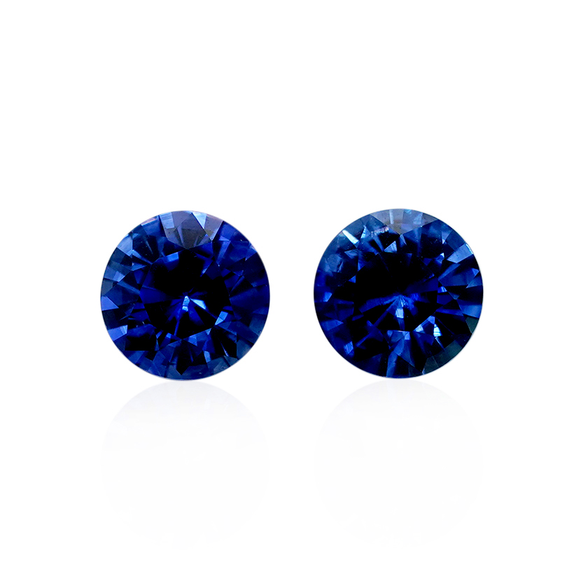 1.65 ct Blue Sapphire - Round