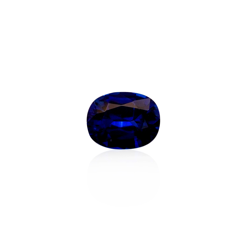 0.83 ct Blue Sapphire - Cushion