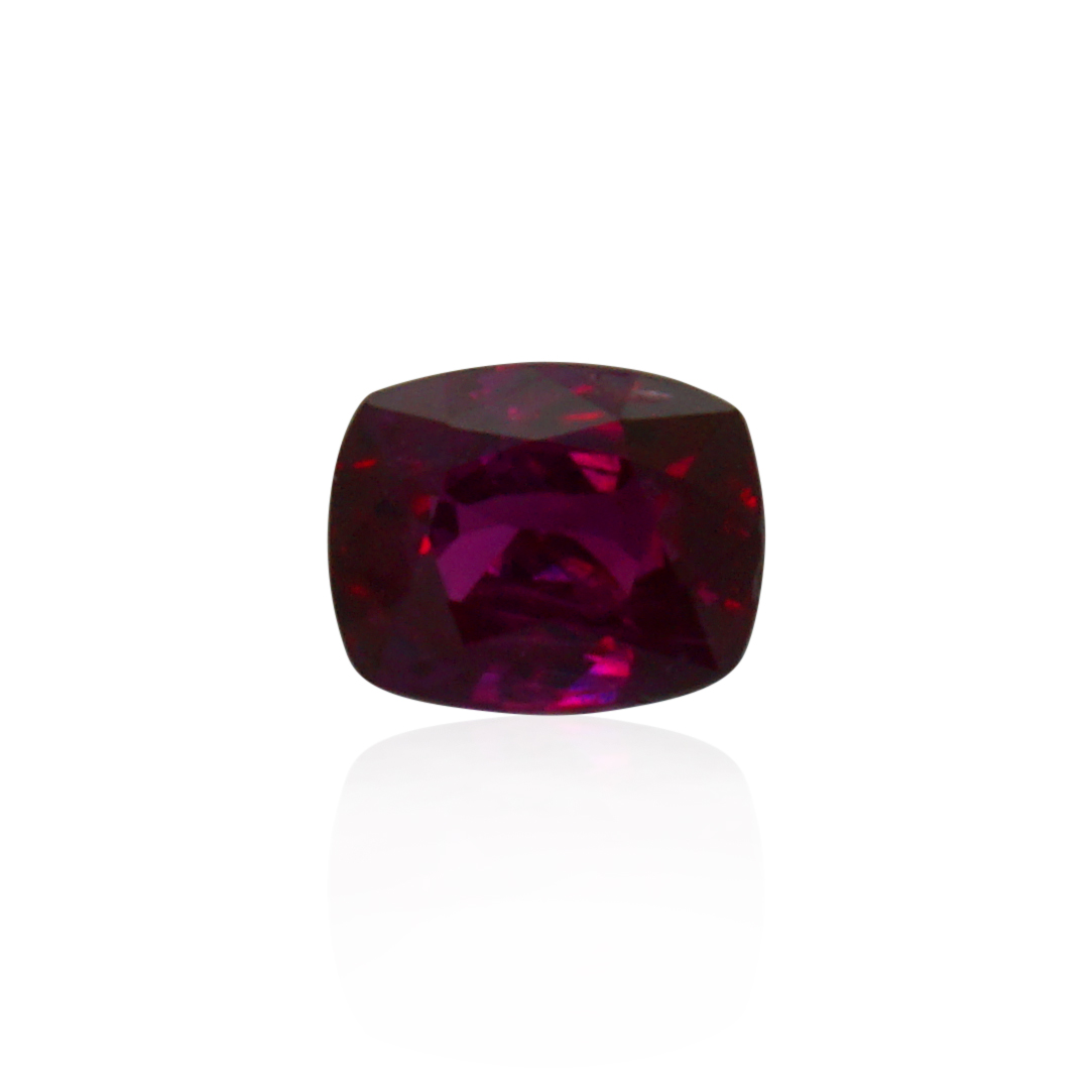 1.18 ct Red Ruby - Cushion