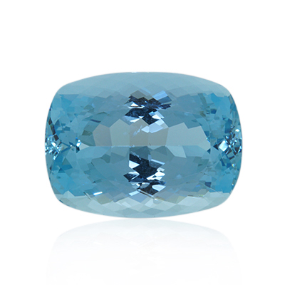32.07 ct Blue Aquamarine - Cushion