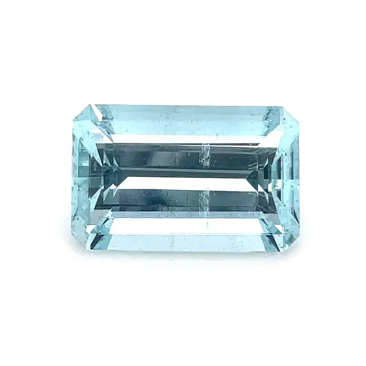 10.15 ct Blue Aquamarine - Emerald Cut
