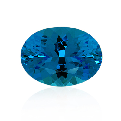 16.95 ct Blue Topaz-Blue - Oval