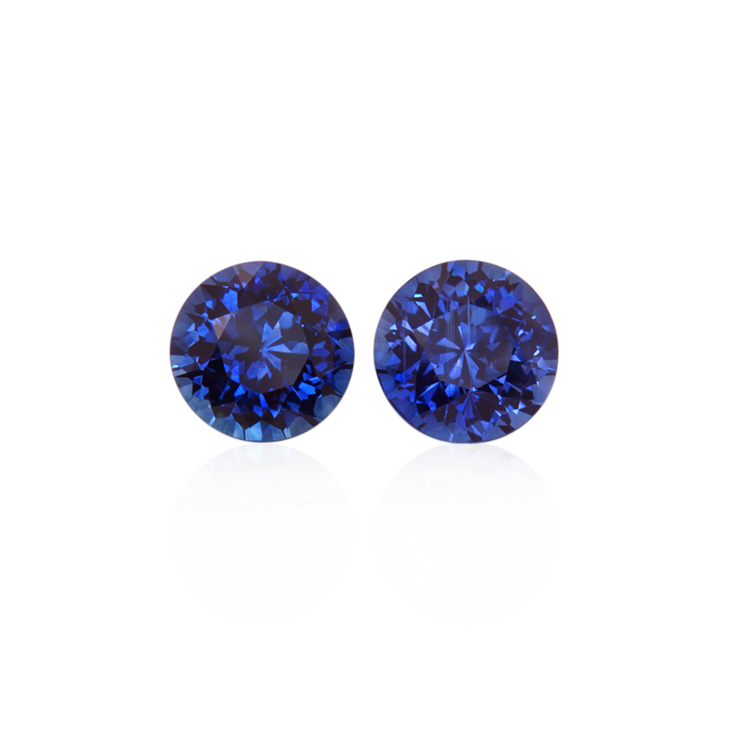 3.19 ct Blue Sapphire - Round