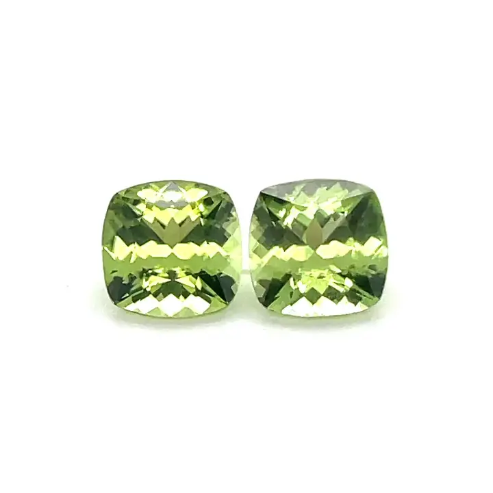 2.93 ct Green Peridot - Cushion
