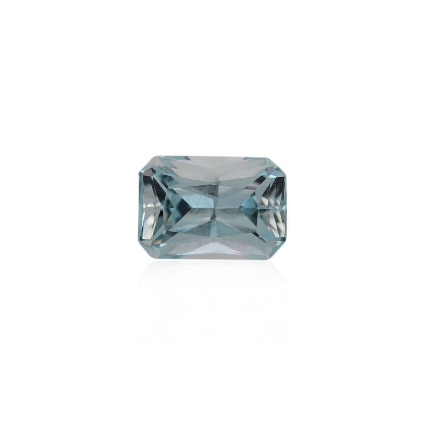 1.32 ct Blue Aquamarine - Radiant