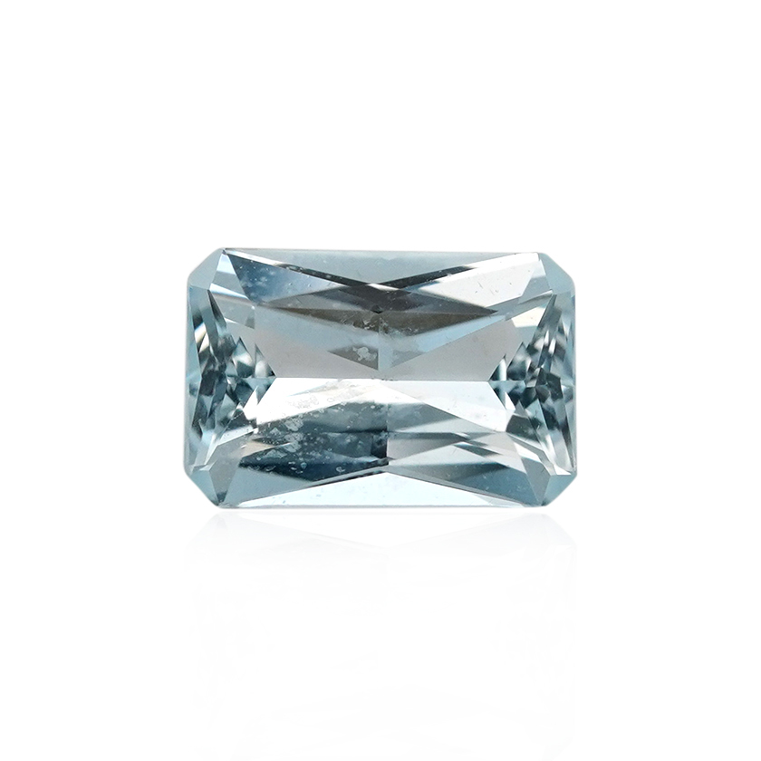0.93 ct Blue Aquamarine - Radiant