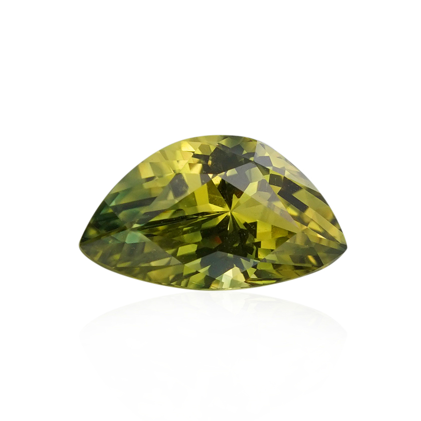 1.89 ct Green Sapphire - Trillion
