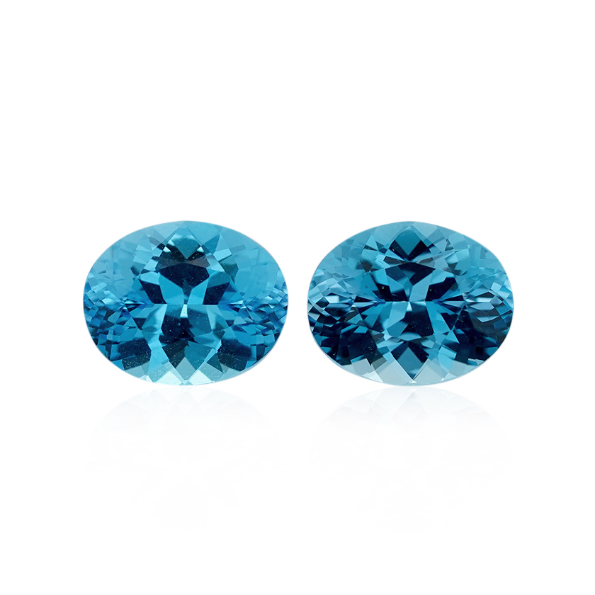 6.27 ct Blue Topaz-Blue - Oval
