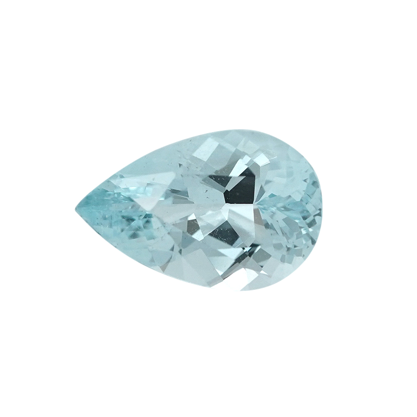 2.63 ct Blue Aquamarine - Pear