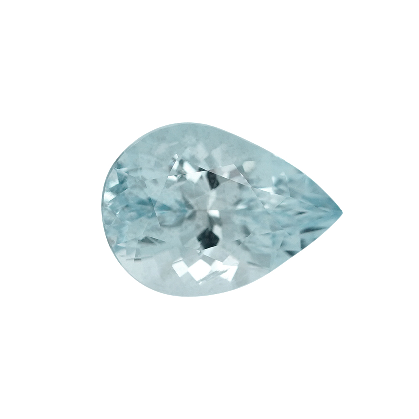 3.14 ct Blue Aquamarine - Pear