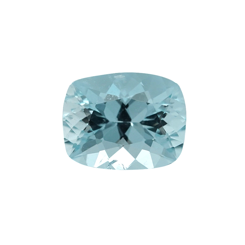 2.42 ct Blue Aquamarine - Cushion