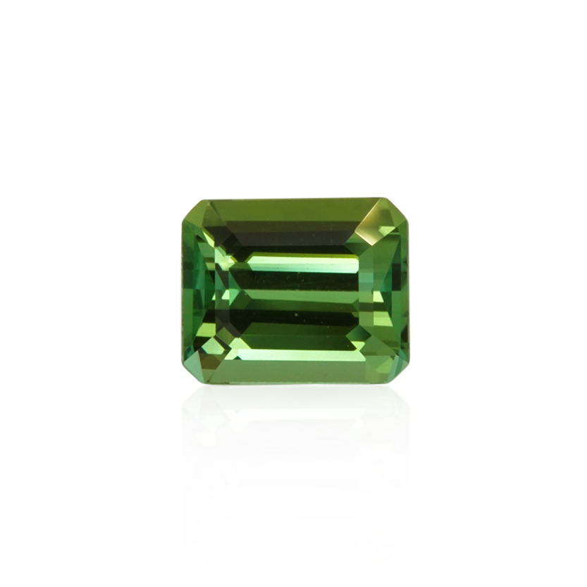 1.58 ct Green Tourmaline - Emerald Cut