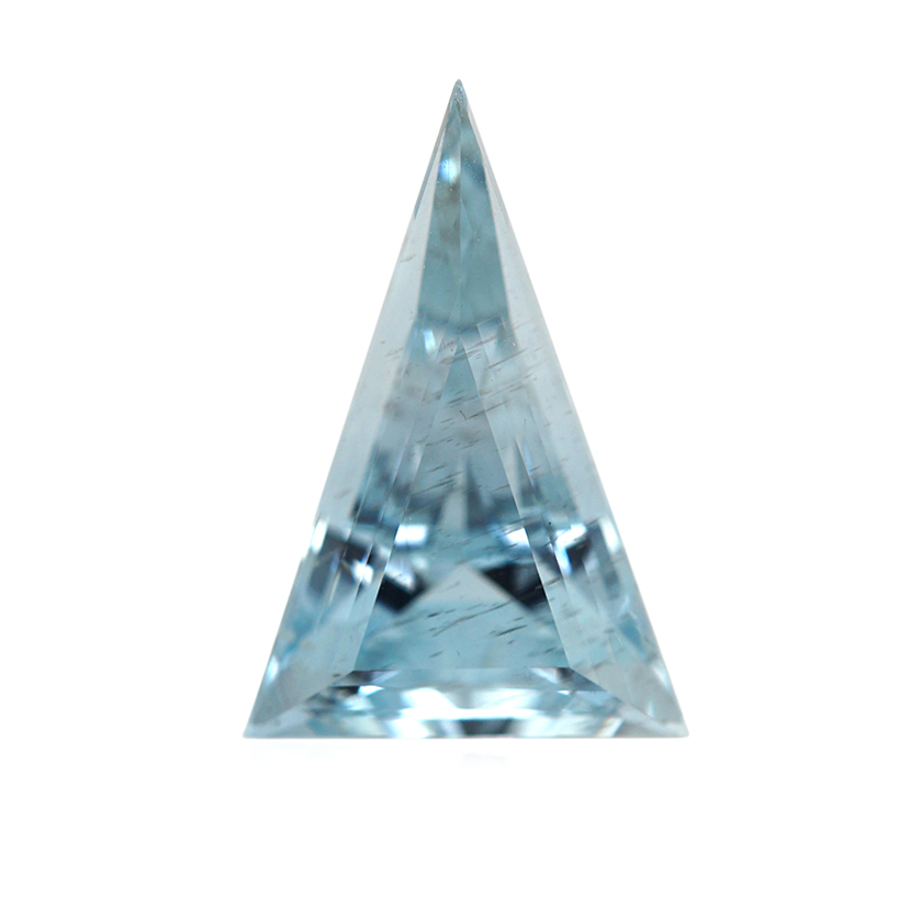 3.34 ct Blue Aquamarine - Trillion