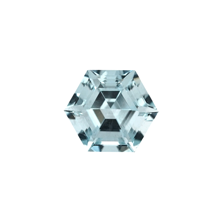 1.94 ct Blue Aquamarine - Hexagon