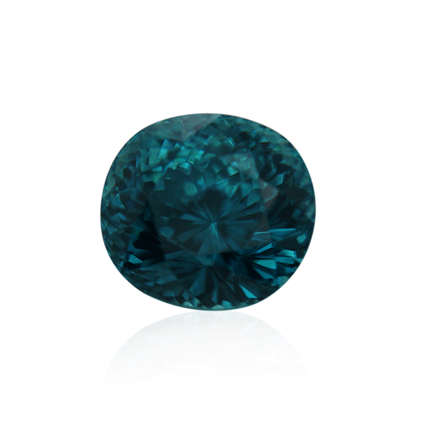 10.16 ct Blue Zircon - Oval