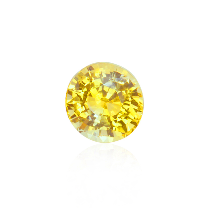 1.49 ct Yellow Sapphire - Round