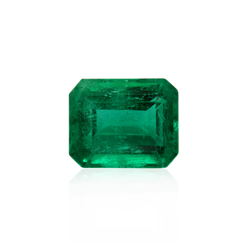 6.46 ct Green Emerald - Emerald Cut