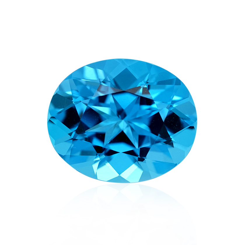 10.72 ct Blue Topaz-Blue - Oval