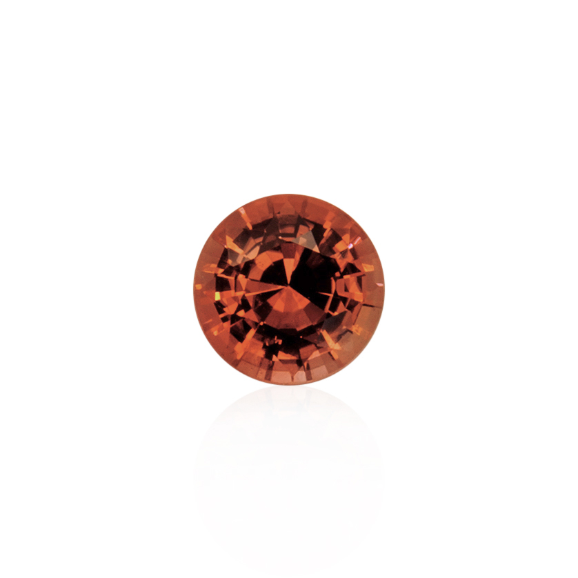 0.89 ct Red Tourmaline - Round