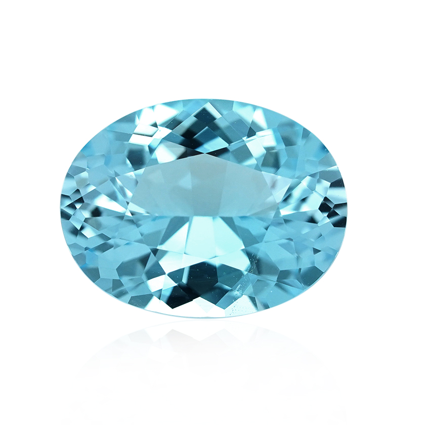 9.93 ct Blue Topaz-Blue - Oval