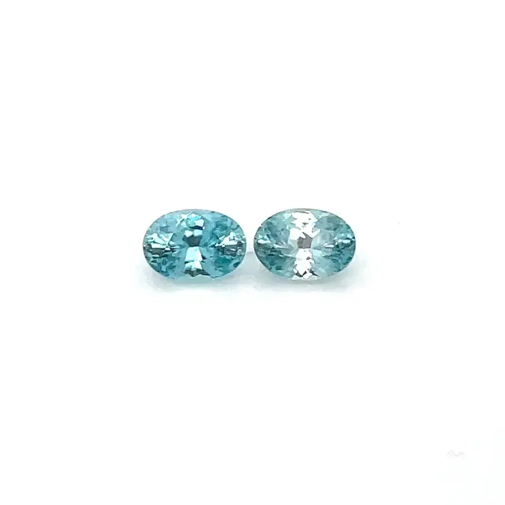 1.35 ct Blue Zircon - Oval