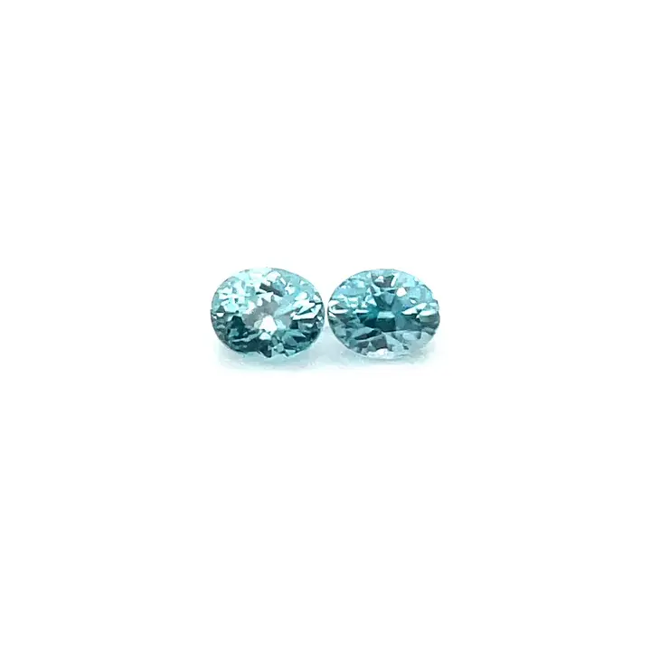 1.26 ct Blue Zircon - Oval