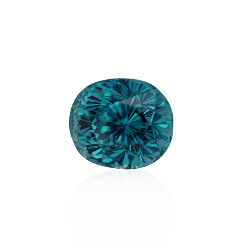 7.13 ct Blue Zircon - Oval