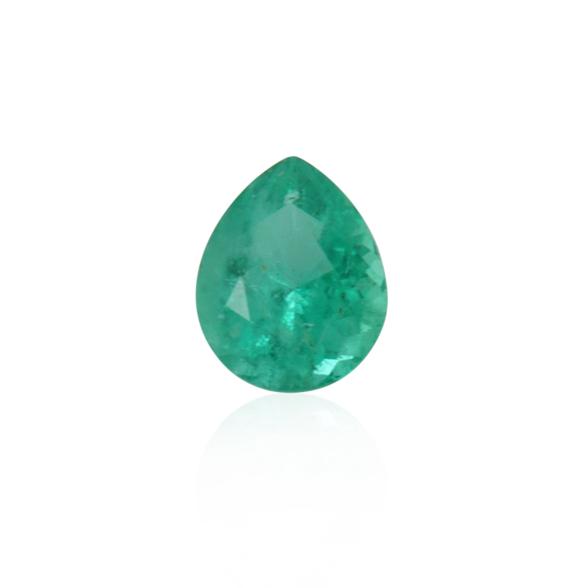 0.99 ct Green Emerald - Pear