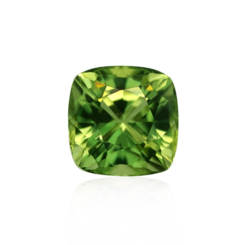 1.90 ct Green Peridot - Cushion