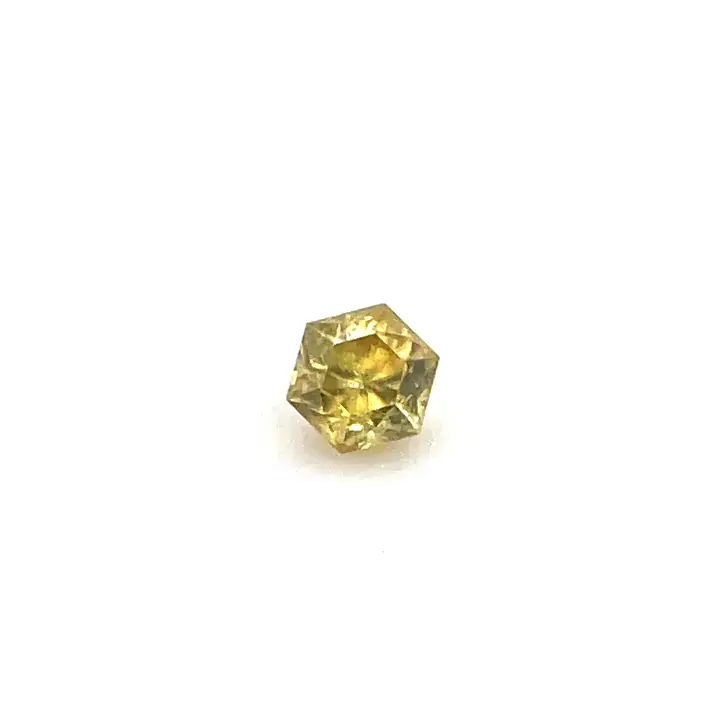 0.72 ct Yellow Sphene - Hexagon