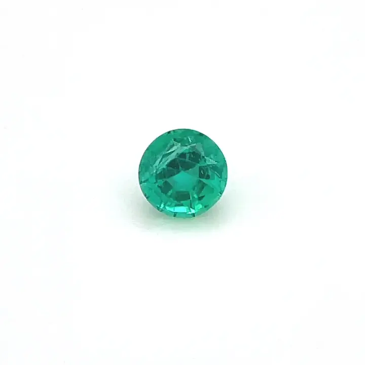 0.99 ct Green Emerald - Round