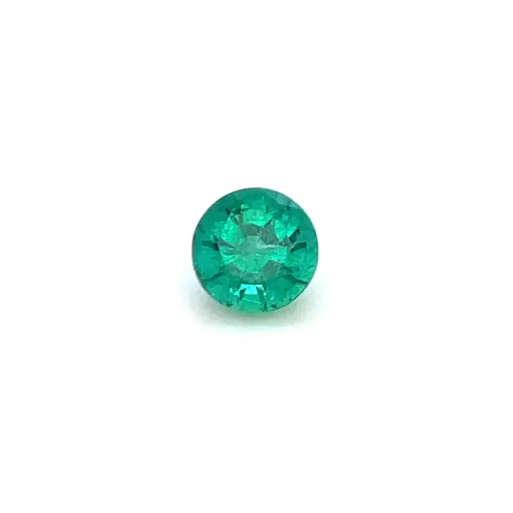 0.85 ct Green Emerald - Round