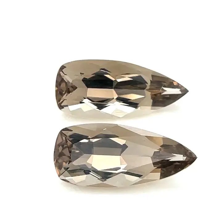 11.13 ct Brown Quartz-Smokey - Pear
