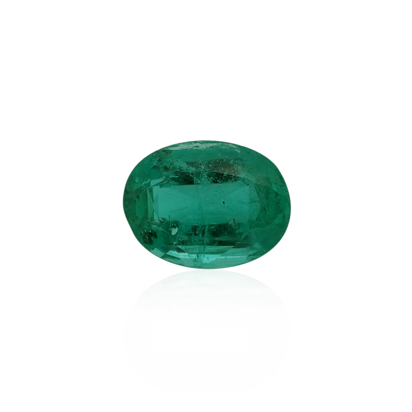 1.24 ct Green Emerald - Oval