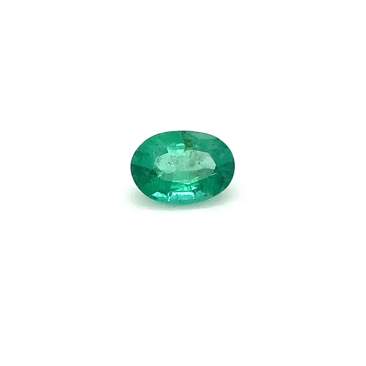 0.90 ct Green Emerald - Oval