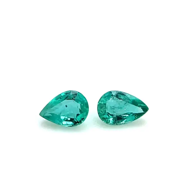 1.20 ct Green Emerald - Pear